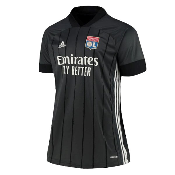 Camiseta Lyon 2ª Mujer 2020 2021 Negro